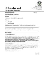 Island Council Proposal - Island Ordinance on the Confidentiality Committee Saba 2025