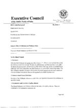 Island Council Proposal: Island Ordinance on Childcare Saba